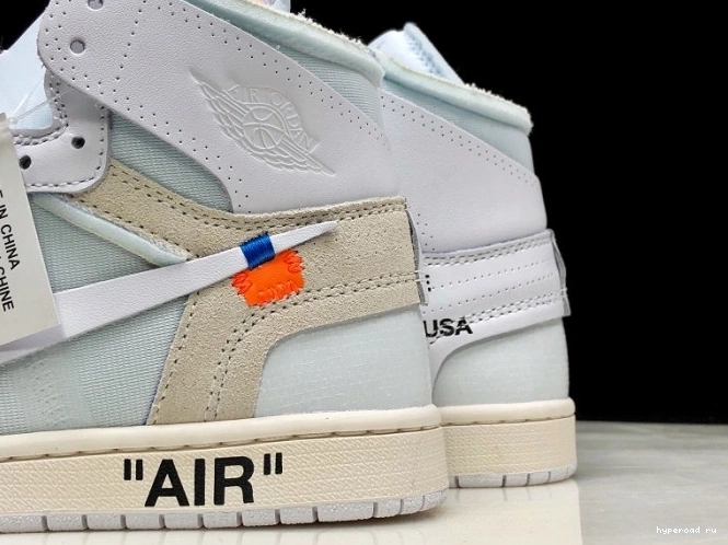 1 AQ0818-100 Air High Off-White White Retro Jordan 0630